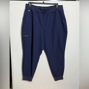 Figs Navy Blue Jogger Scrub Pants XXL